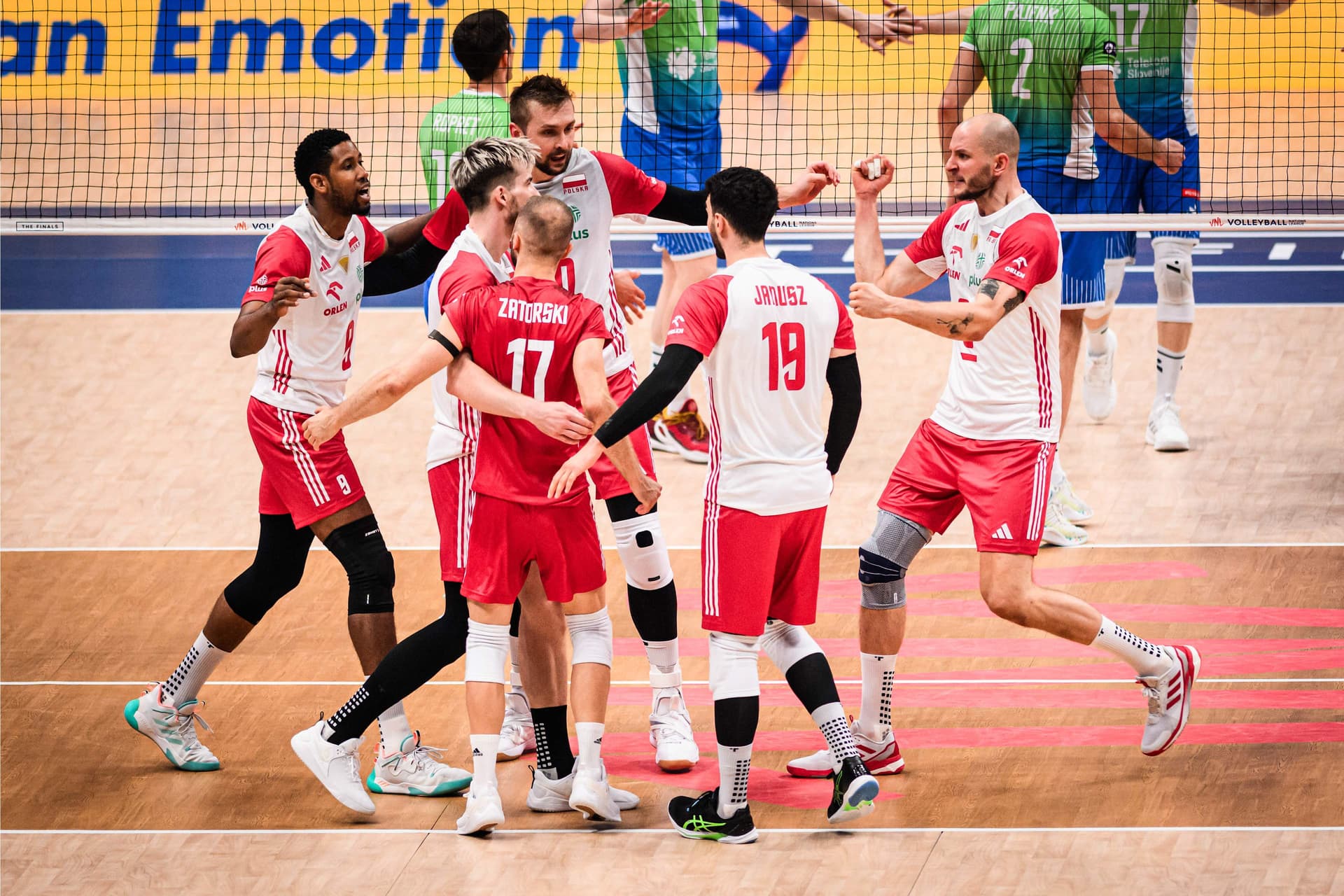 Poland won its fifth award in theVNL, after a convincing victory over Slovenia
